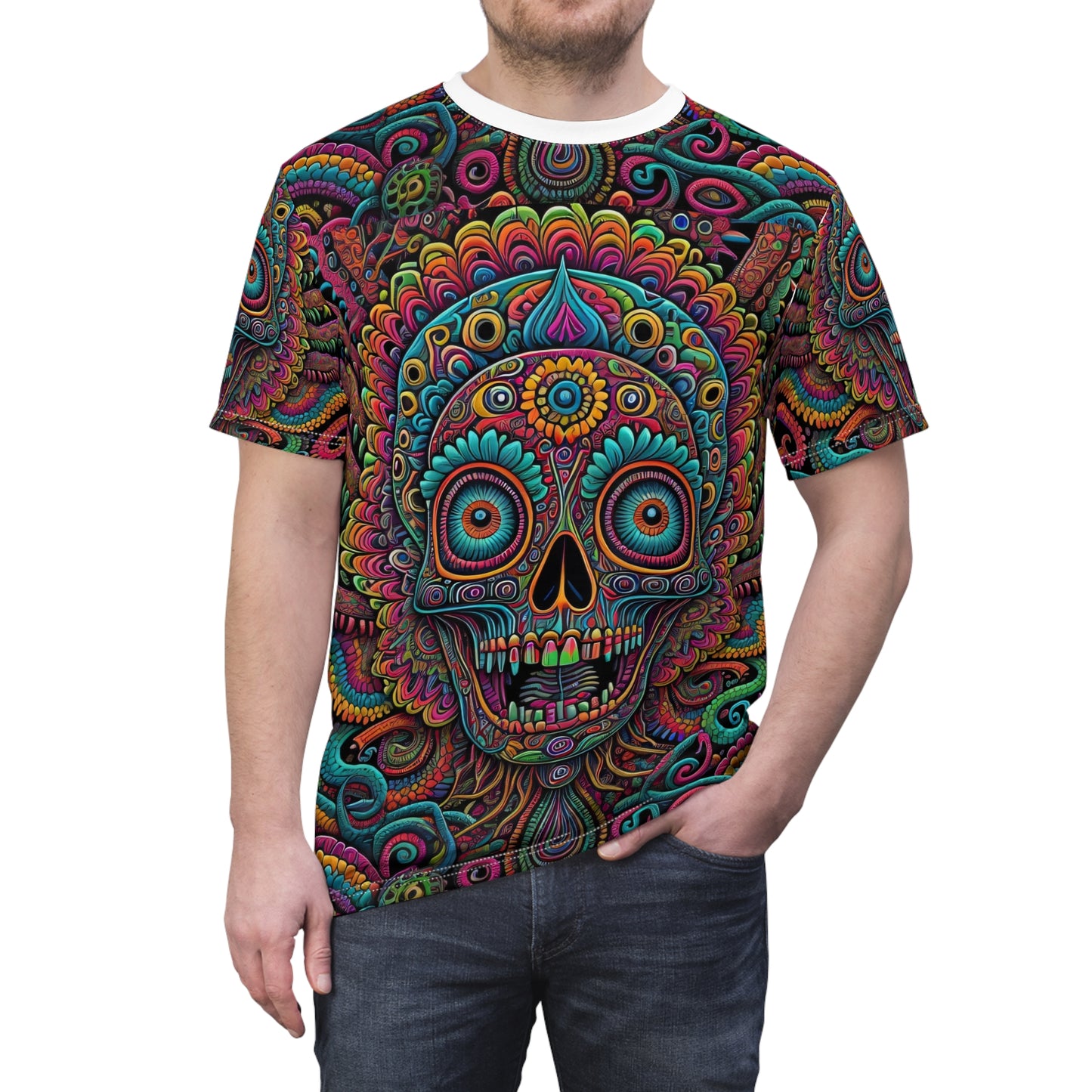 Anti Surveillance Unisex Cut & Sew Tee (AOP)