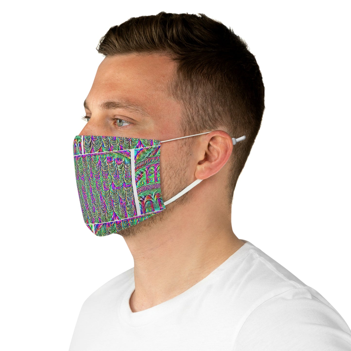 Adversarial Pattern / Anti Facial recognition / Fabric Face Mask