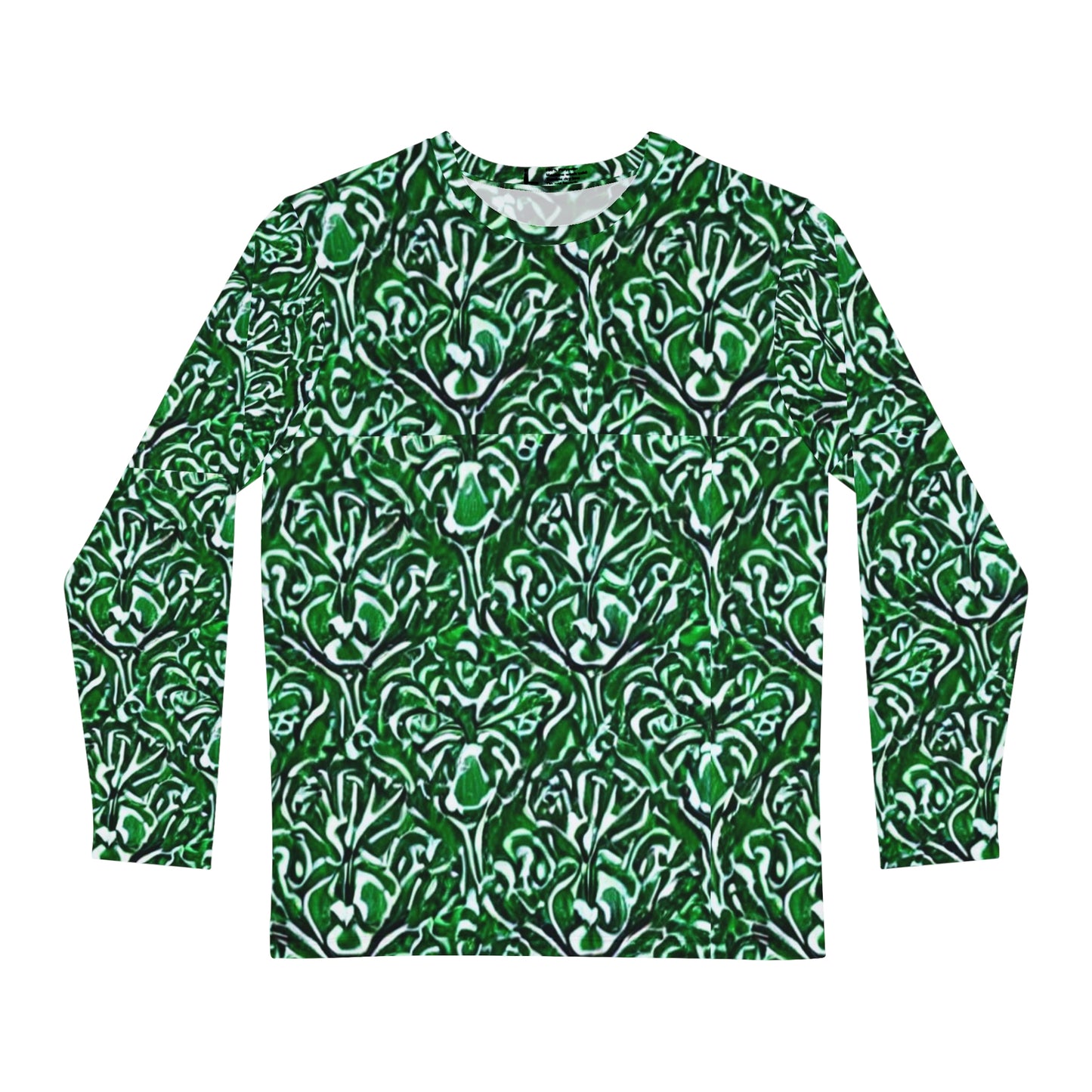 Long Sleeve St. Patty's Day Shirt Anti Facial Recognition Adversarial Pattern