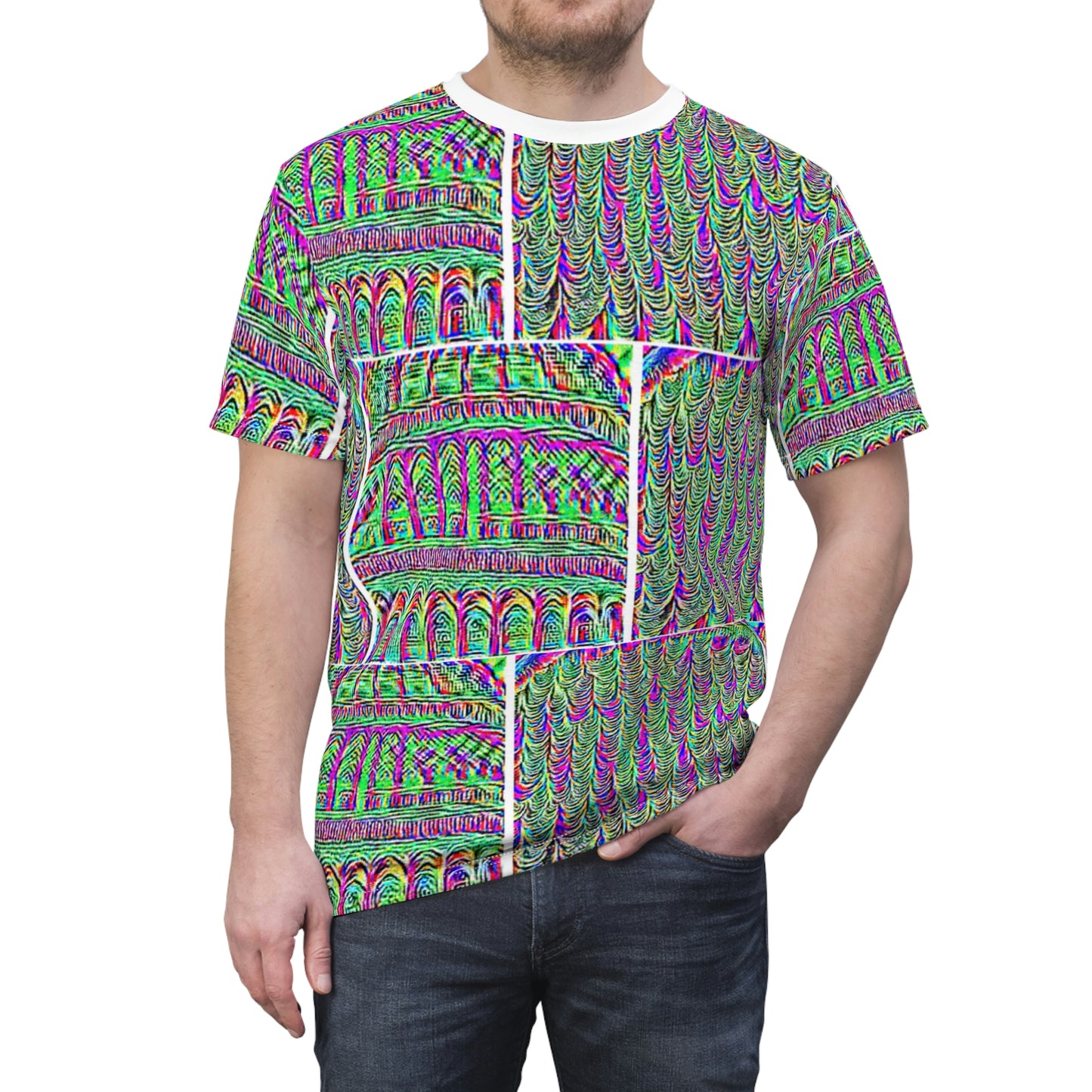 Anti Facial Recognition / AI Invisibility / Adversarial Pattern Unisex Tee