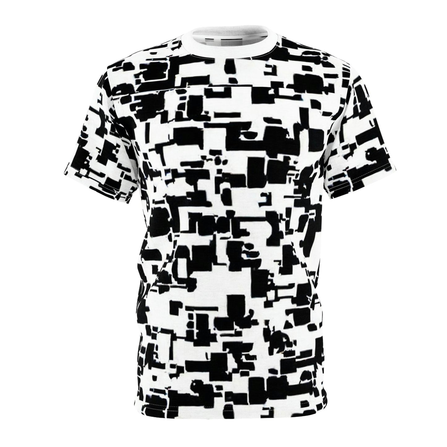 Anti Facial Recognition AI Invisibility Adversarial Pattern Unisex Cut & Sew Tee