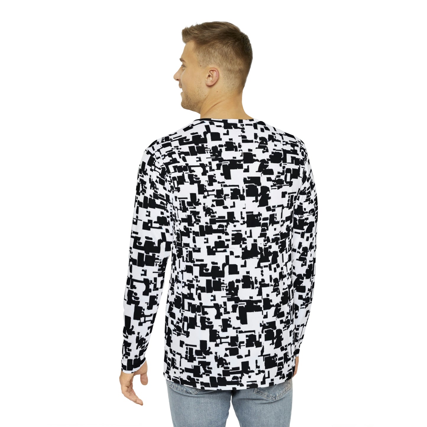 Long Sleeve Shirt / Anti Facial Recognition AI Invisibility Adversarial Pattern