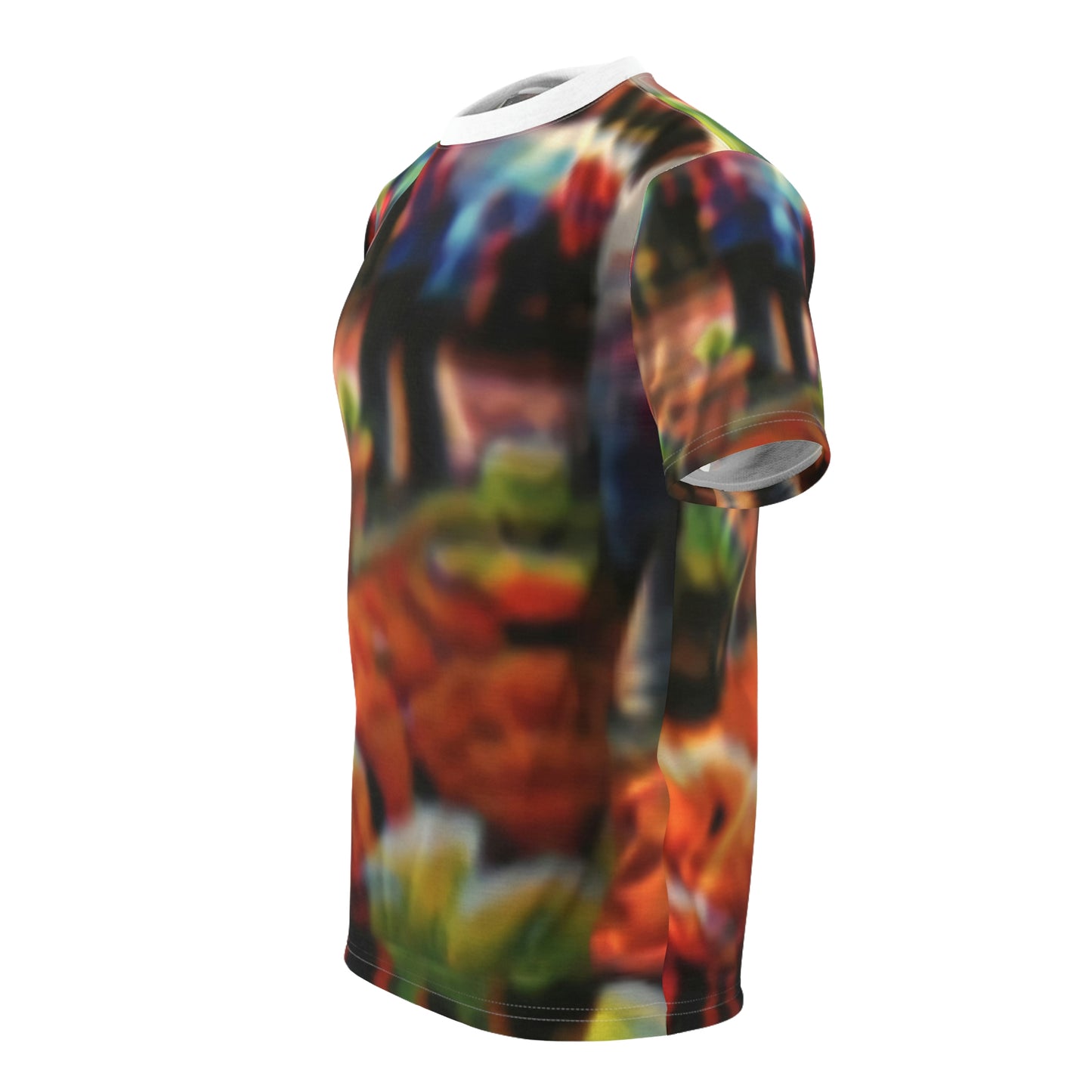 Anti Facial Recognition AI Invisibility Adversarial Pattern Unisex Cut & Sew Tee