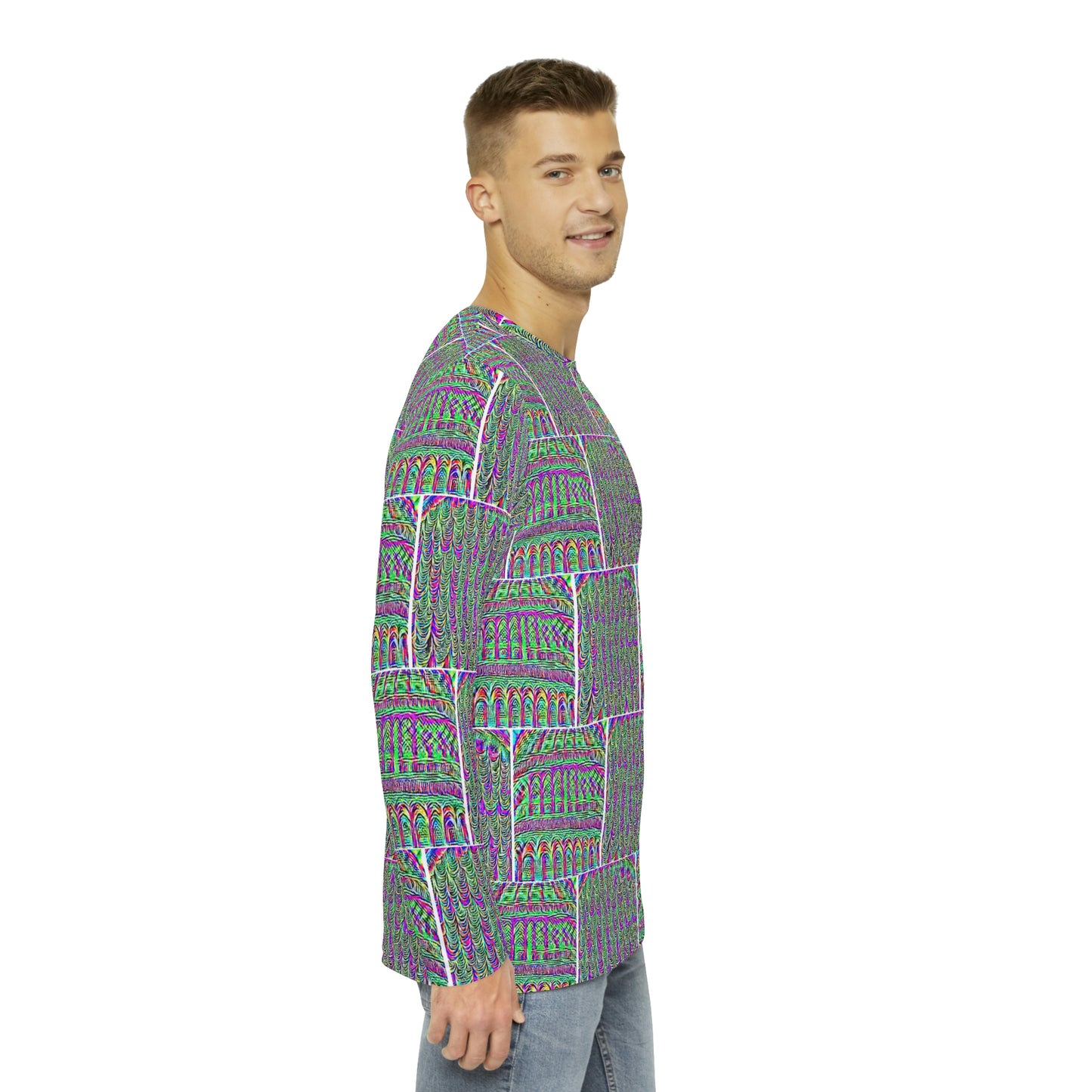Anti Facial Recognition AI Invisibility Adversarial Pattern Unisex / Long Sleeve