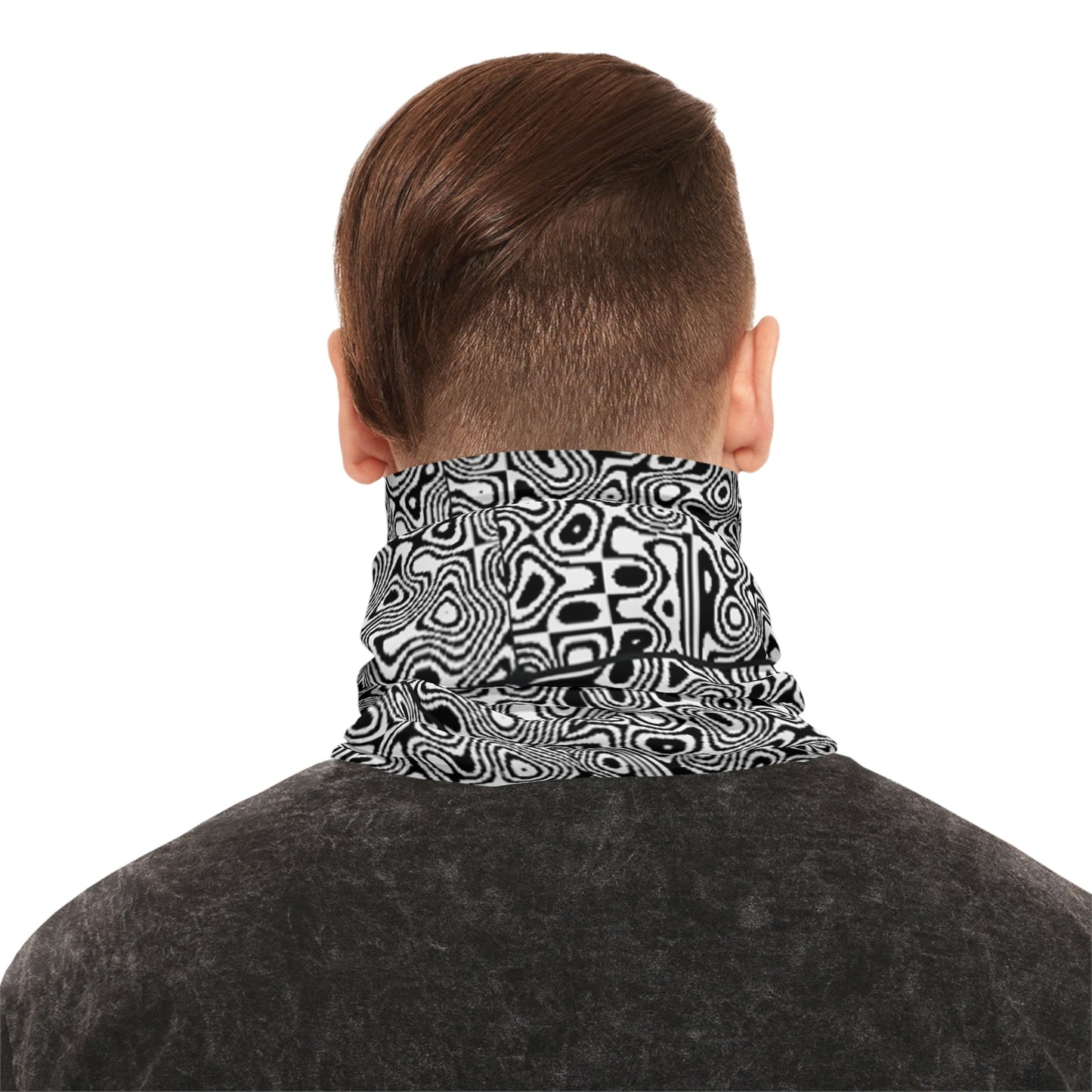Anti Facial Recognition Adversarial Pattern Midweight Neck Gaiter