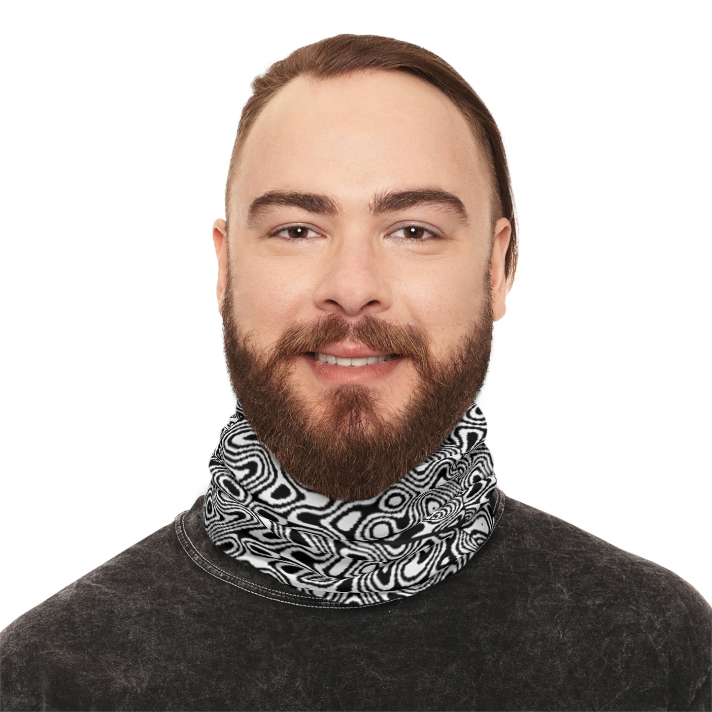 Anti Facial Recognition Adversarial Pattern Midweight Neck Gaiter