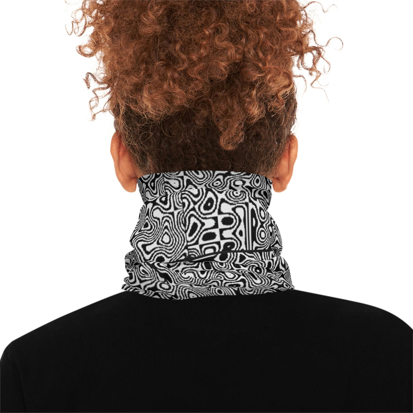 Anti Facial Recognition Adversarial Pattern Midweight Neck Gaiter