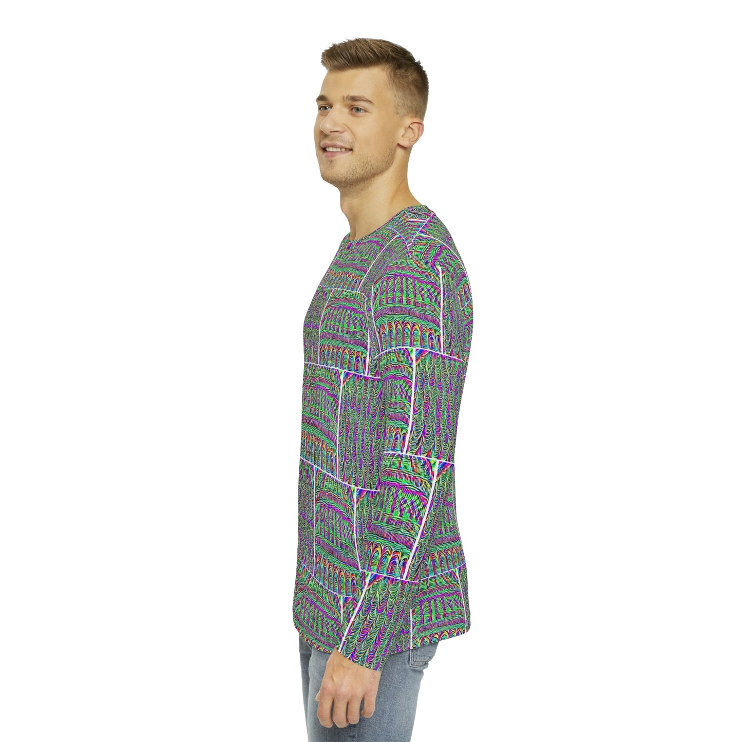 Anti Facial Recognition AI Invisibility Adversarial Pattern Unisex / Long Sleeve