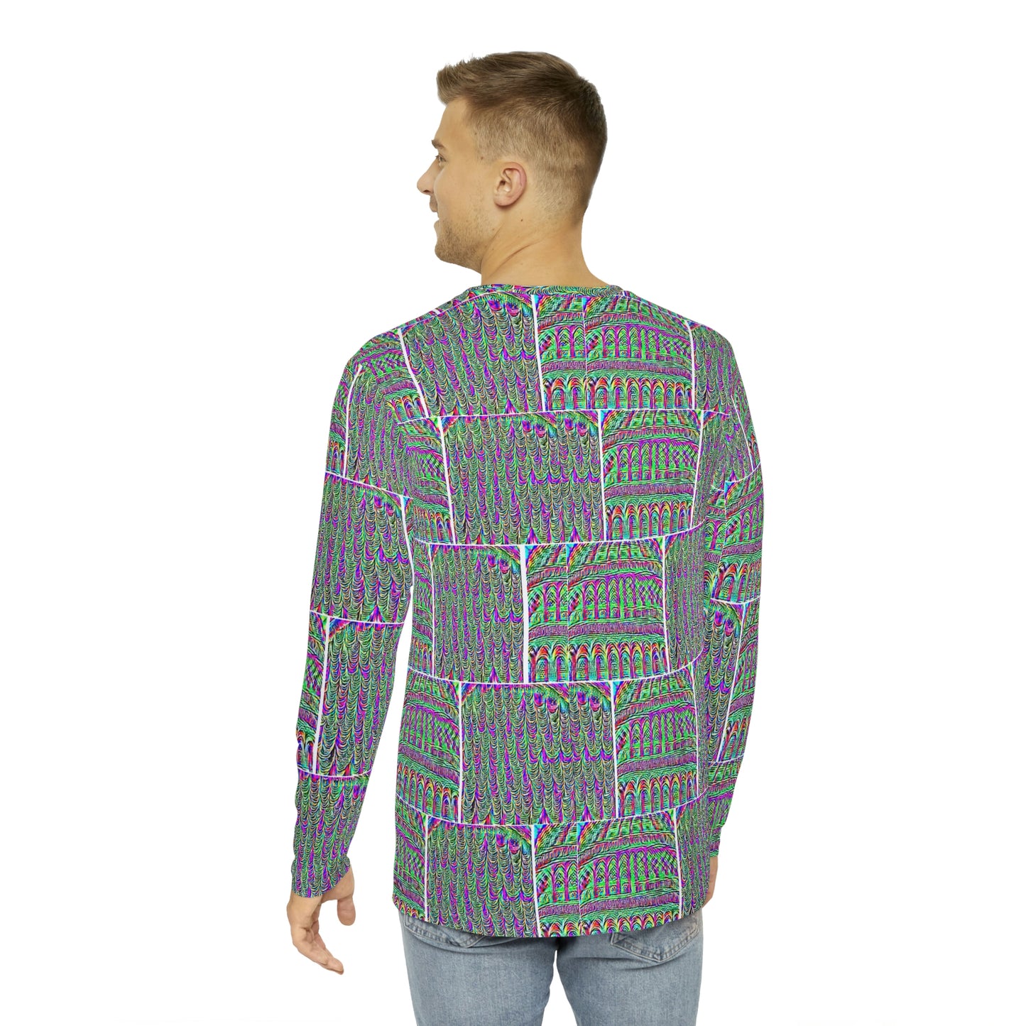Anti Facial Recognition AI Invisibility Adversarial Pattern Unisex / Long Sleeve
