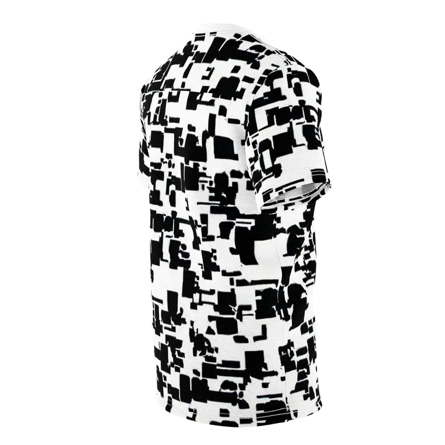 Anti Facial Recognition AI Invisibility Adversarial Pattern Unisex Cut & Sew Tee