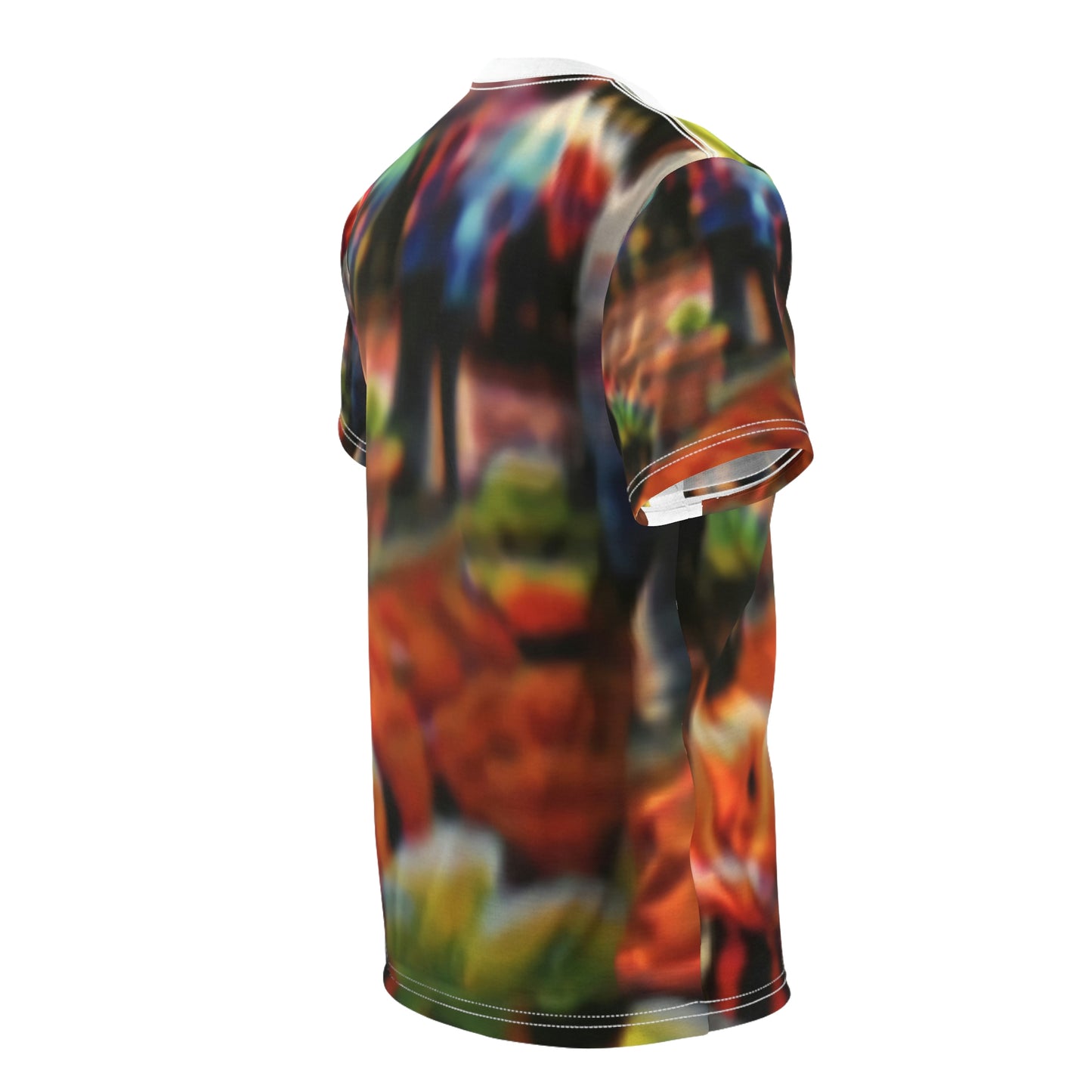 Anti Facial Recognition AI Invisibility Adversarial Pattern Unisex Cut & Sew Tee