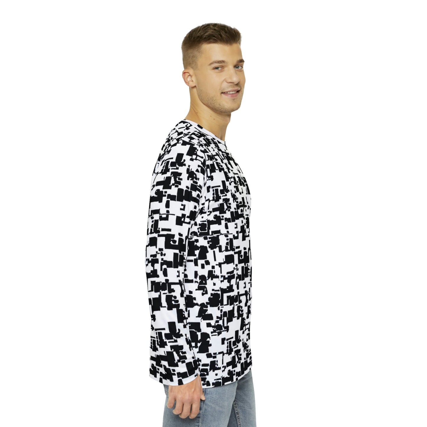 Long Sleeve Shirt / Anti Facial Recognition AI Invisibility Adversarial Pattern