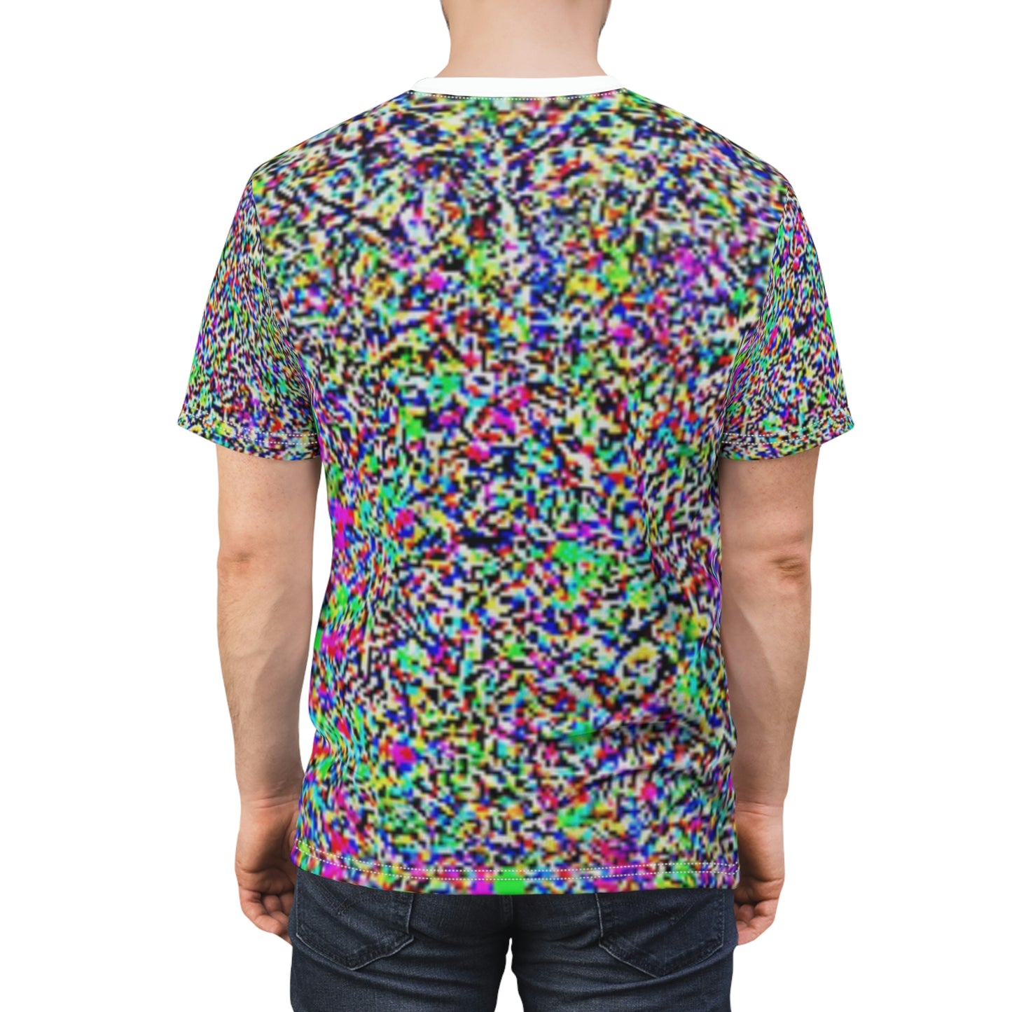 Anti Facial Recognition AI Invisibility Adversarial Pattern Unisex Tee