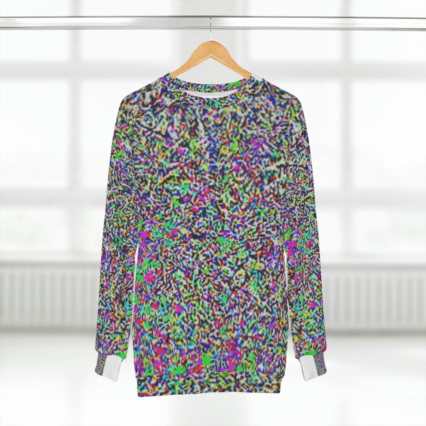 Anti Facial Recognition AI Invisibility Adversarial Pattern Unisex Sweatshirt