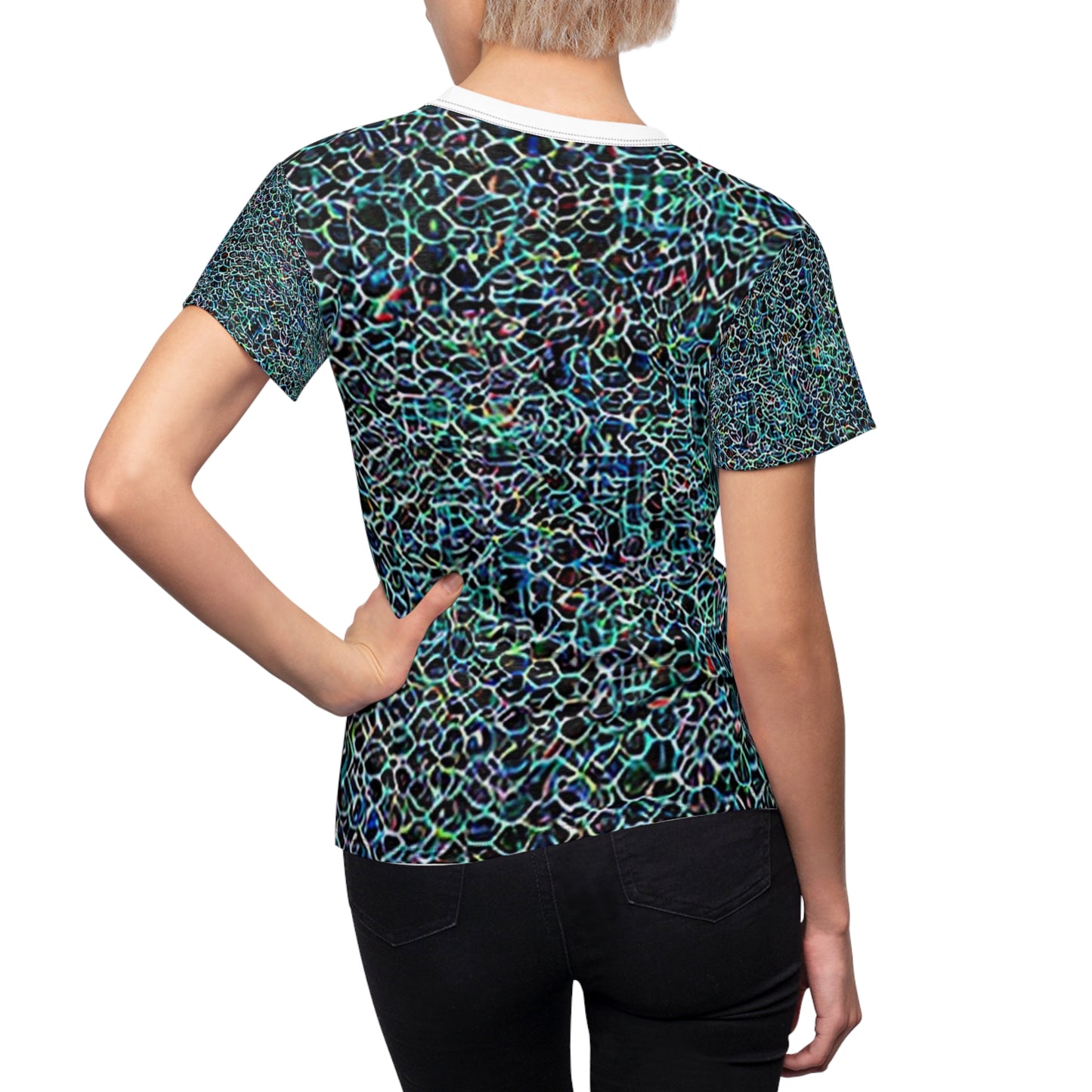 Anti Facial Recognition / Adversarial Pattern Women's Cut & Sew Tee