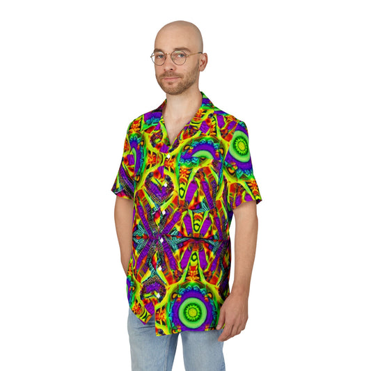 "The Dad Shirt", Privacy Protection Hawaiian Shirt, Anti-Facial Recognition, Father's Day Gift