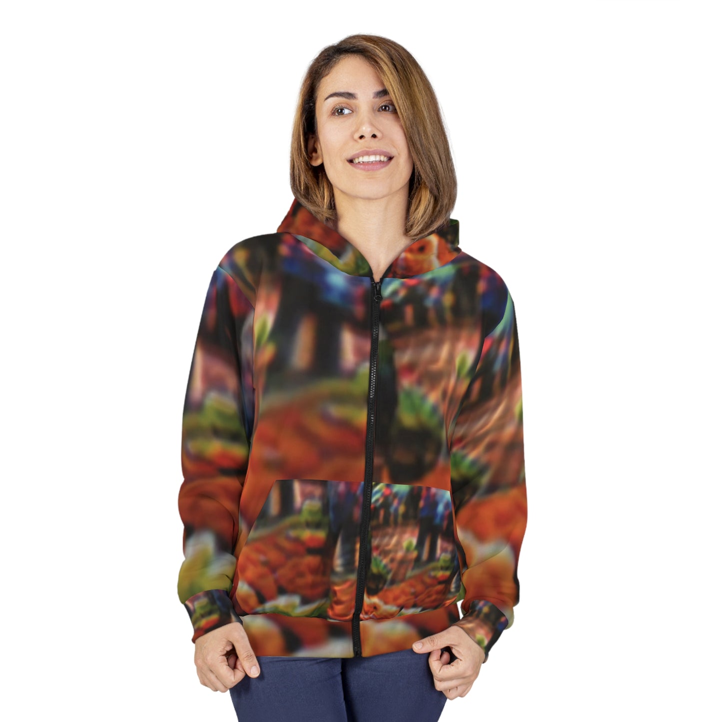 Urban Camouflage Zip Up Hoodie*DISCOUNTED (due to small misprint)