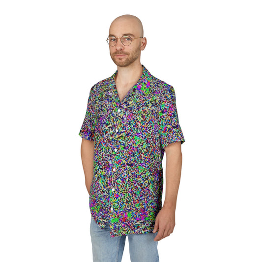 "The Dad Shirt", Privacy Protection Hawaiian Shirt, Anti-Facial Recognition