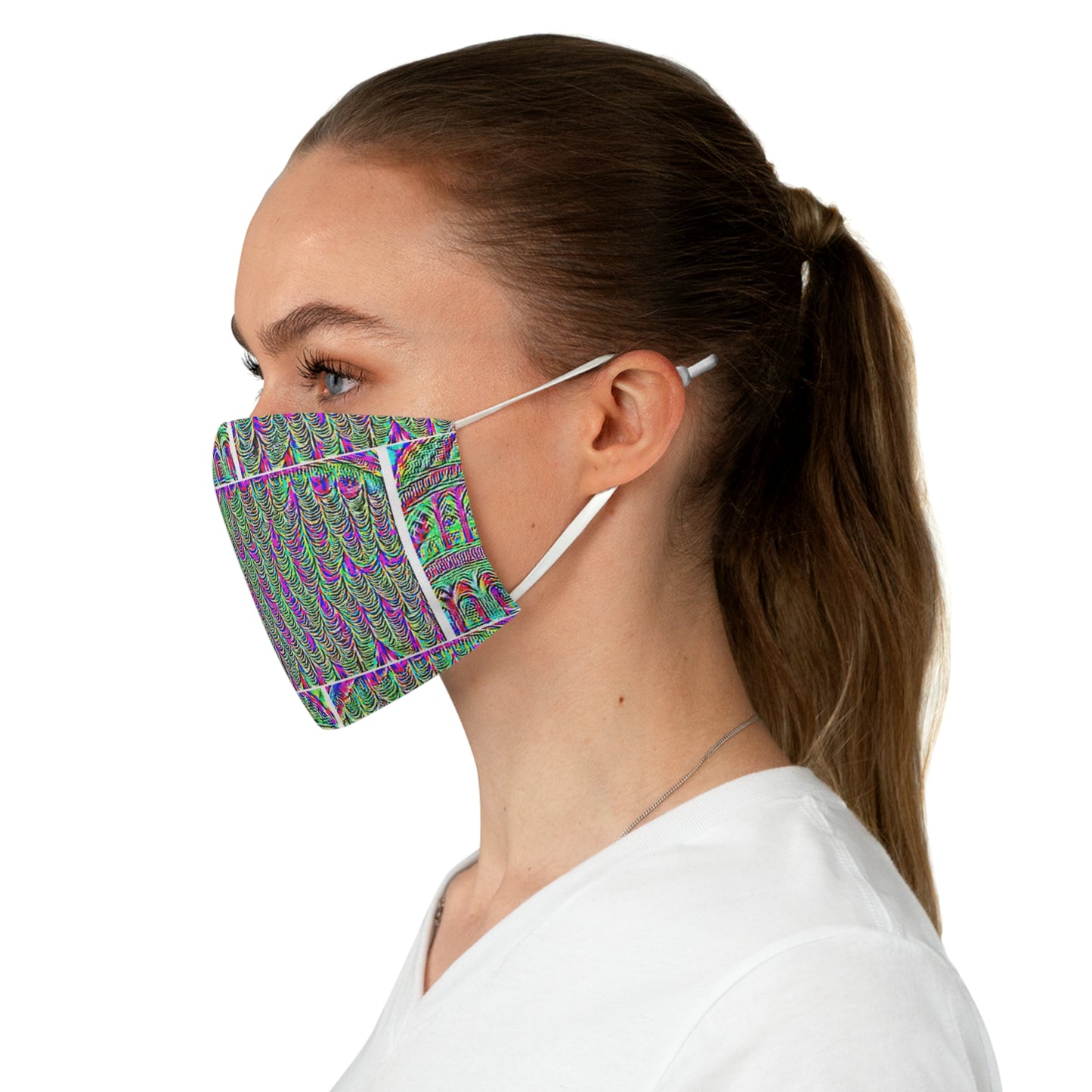 Adversarial Pattern / Anti Facial recognition / Fabric Face Mask