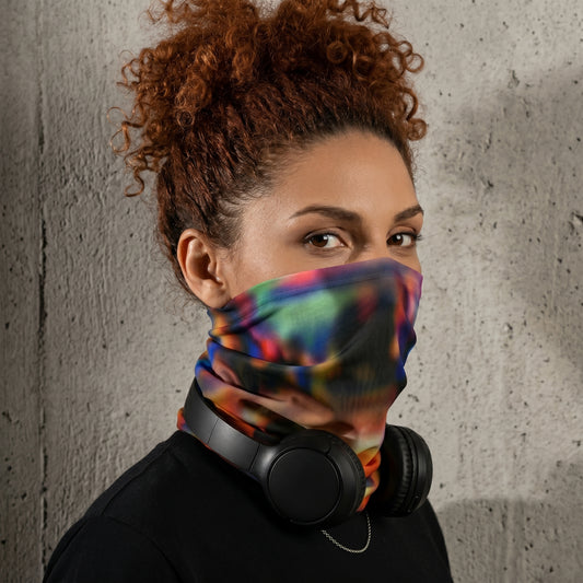 Adversarial Pattern Anti Facial recognition / Midweight Neck Gaiter