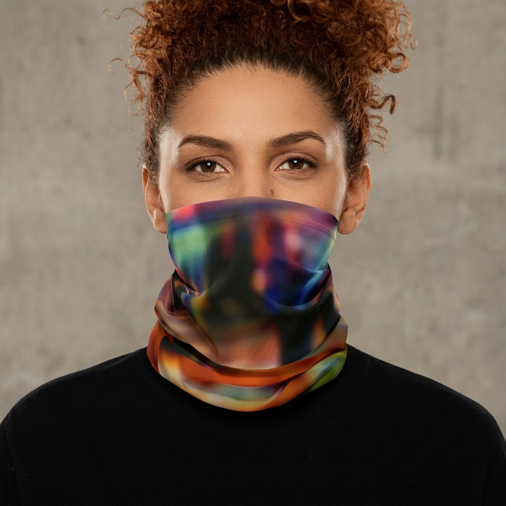 Adversarial Pattern Anti Facial recognition / Midweight Neck Gaiter