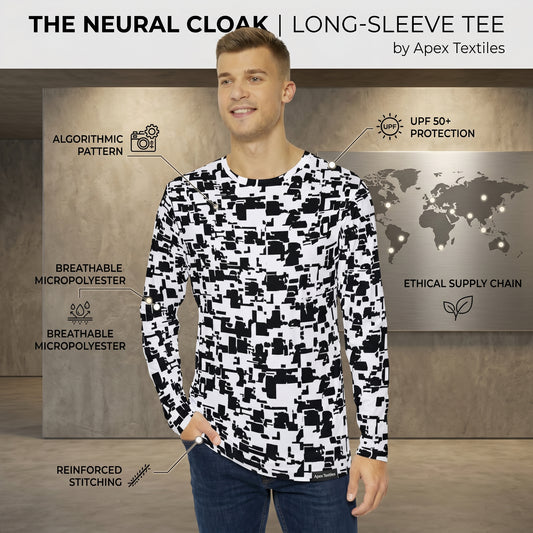 Long Sleeve Shirt / Anti Facial Recognition AI Invisibility Adversarial Pattern