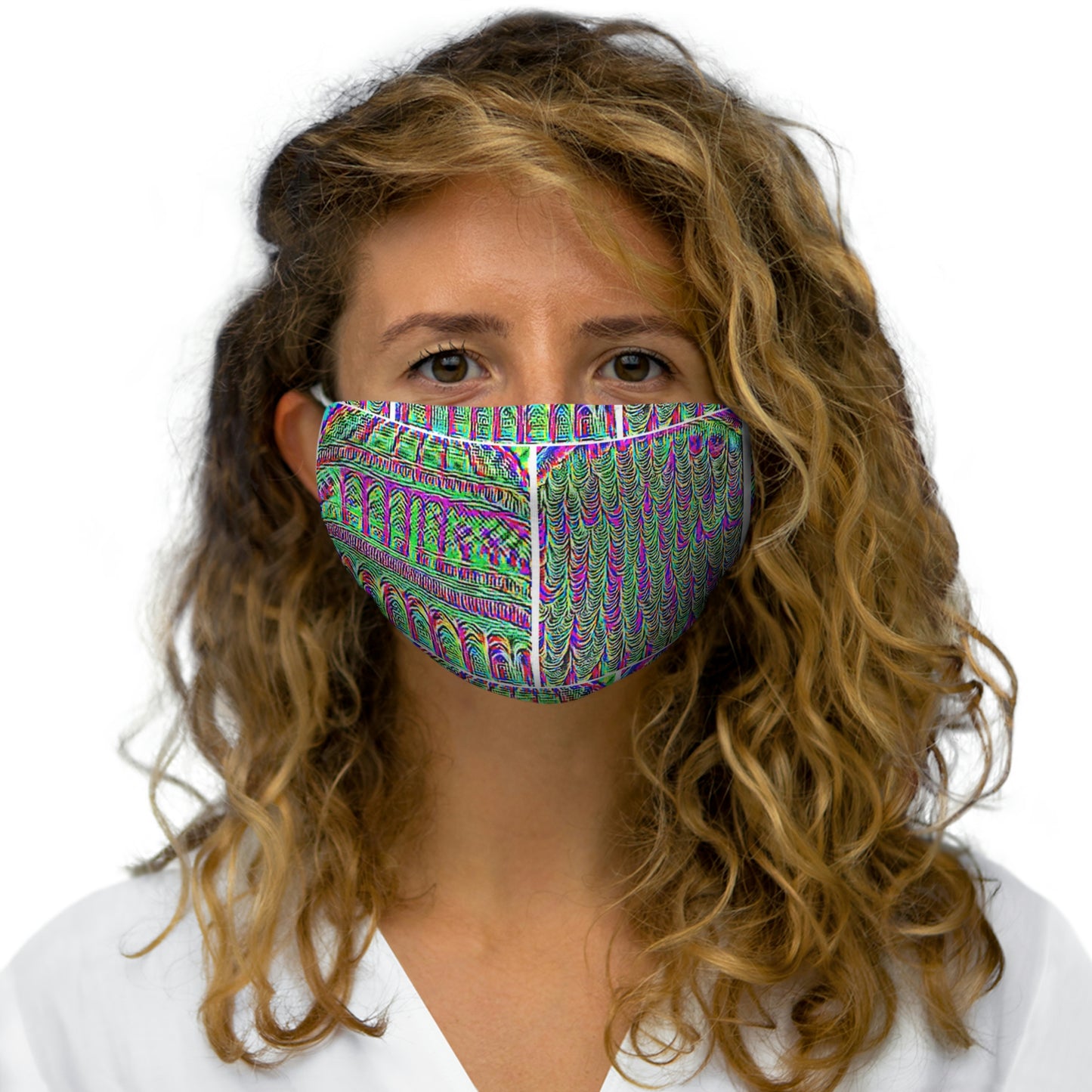 Adversarial Pattern / Anti Facial recognition / Snug-Fit Face Mask
