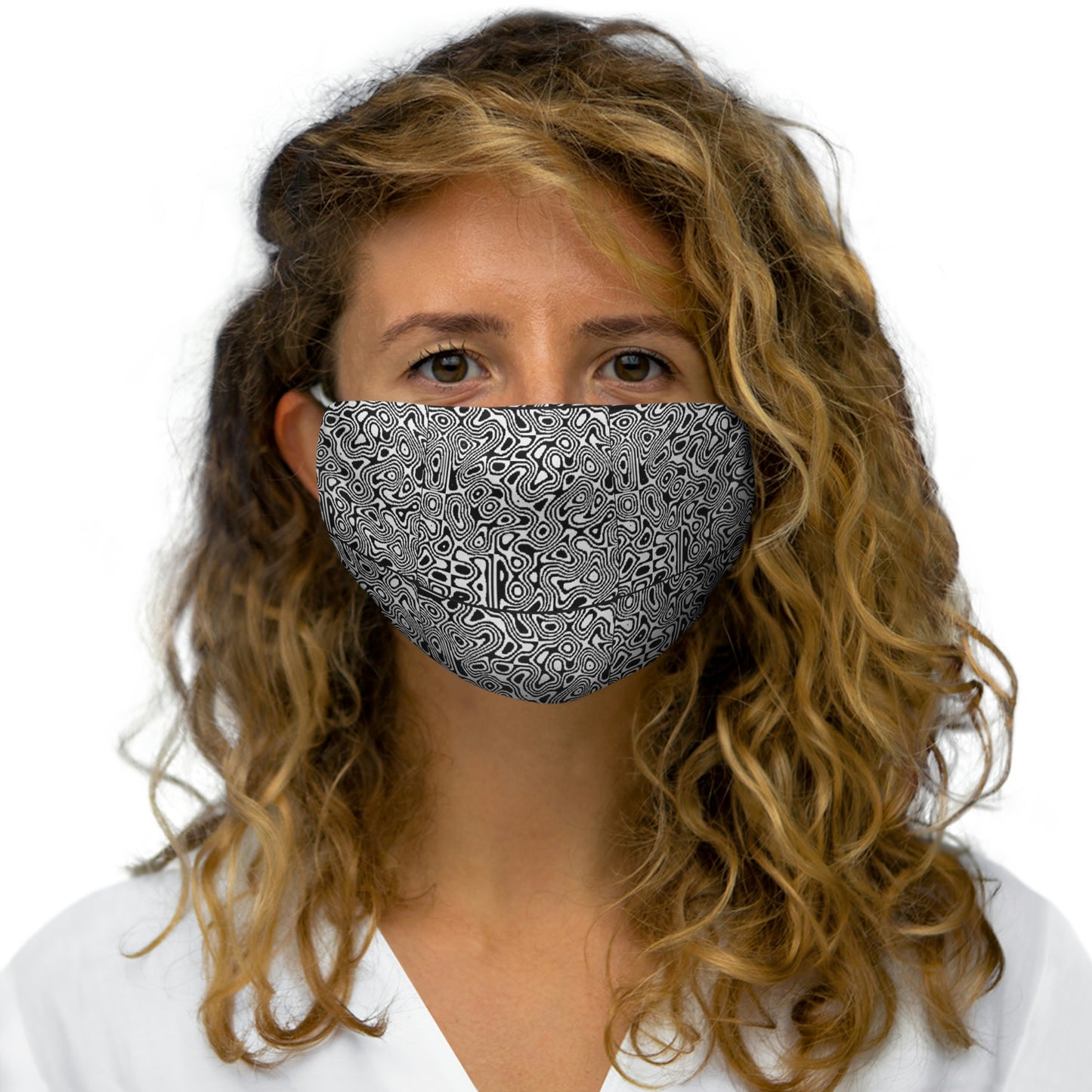 Anti Facial Recognition / Adversarial Pattern Snug-Fit Face Mask