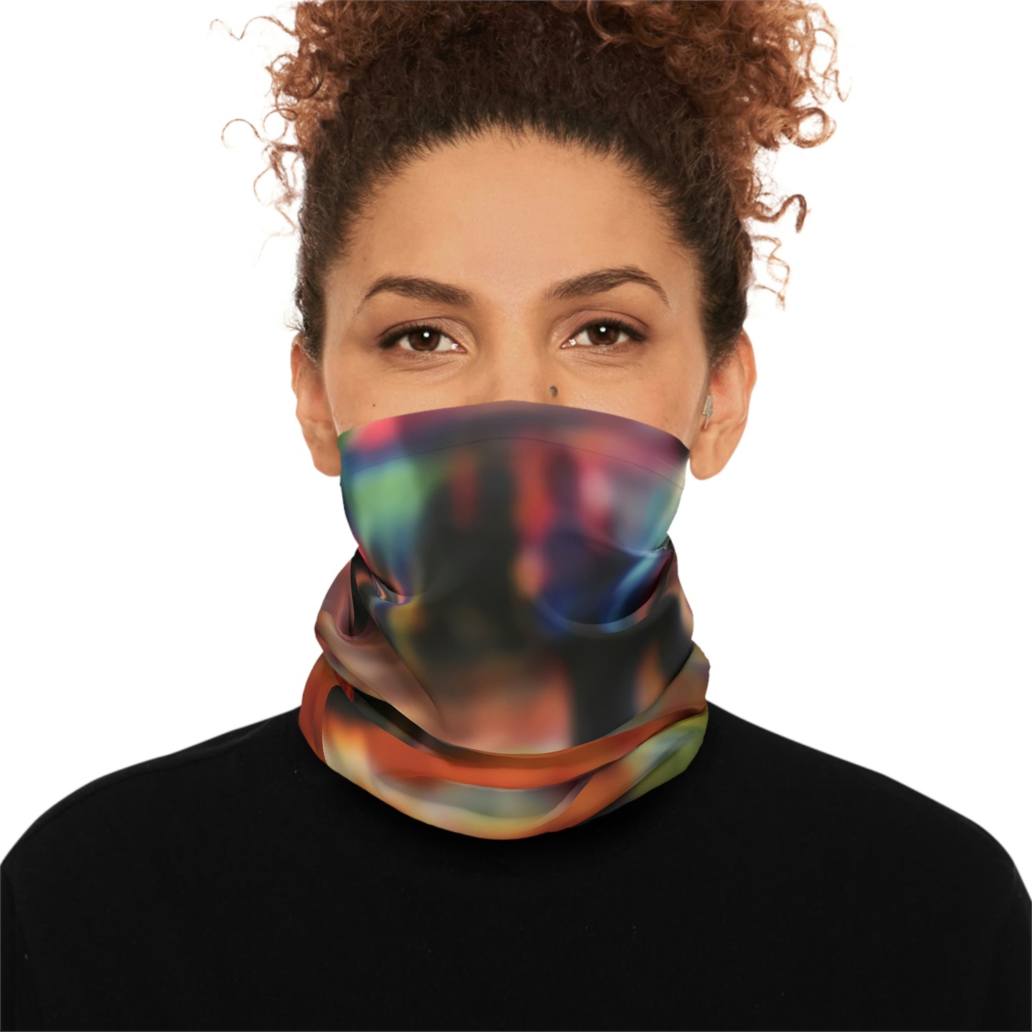 Adversarial Pattern Anti Facial recognition / Midweight Neck Gaiter