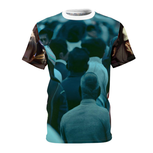 Anti Facial Recognition / AI invisibility Unisex AOP Cut & Sew Tee