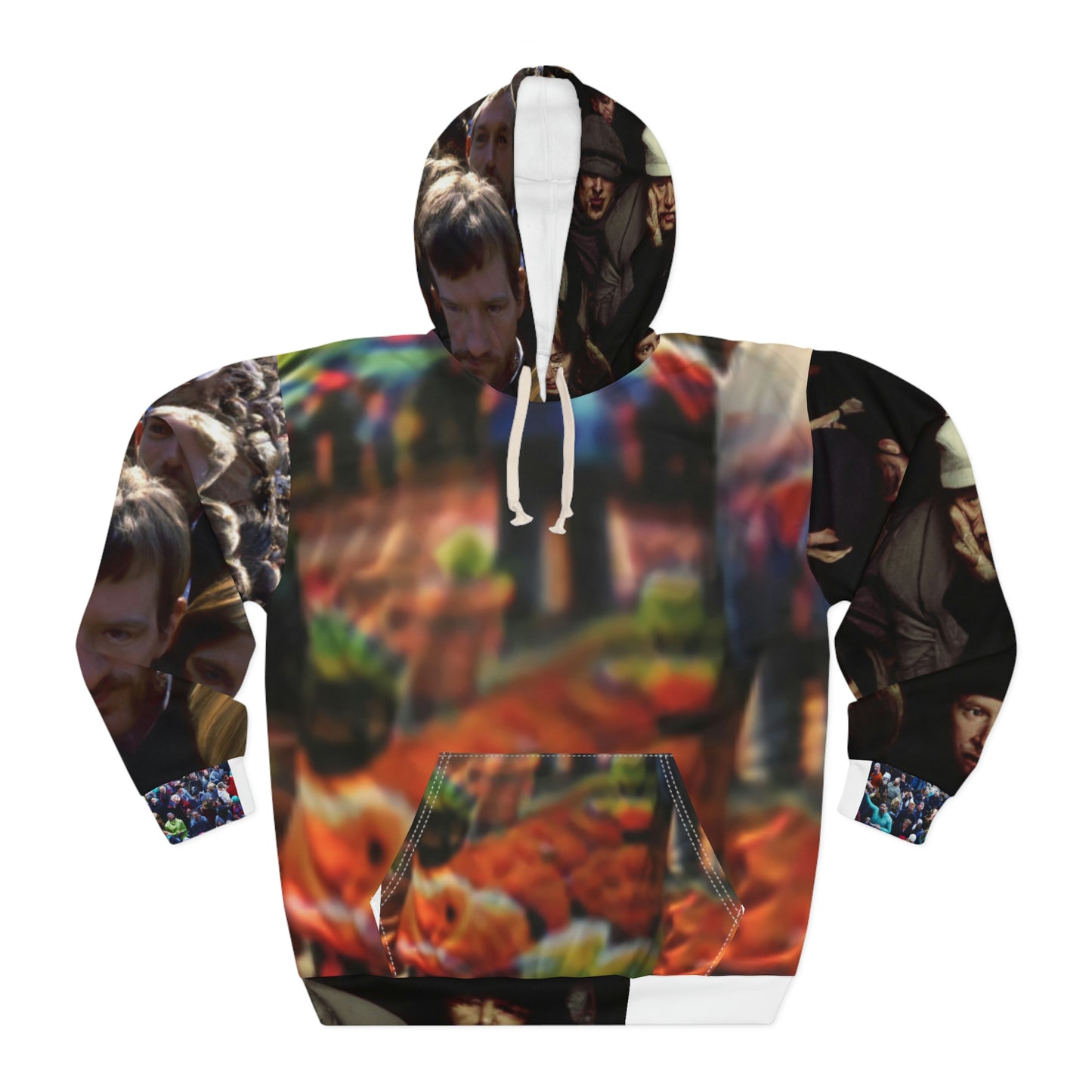 Anti Facial Recognition AI Invisibility Adversarial Pattern Unisex Hoodie