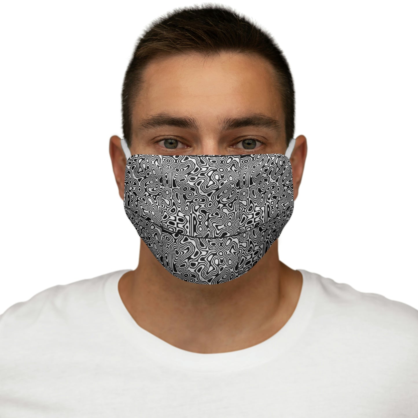 Anti Facial Recognition / Adversarial Pattern Snug-Fit Face Mask
